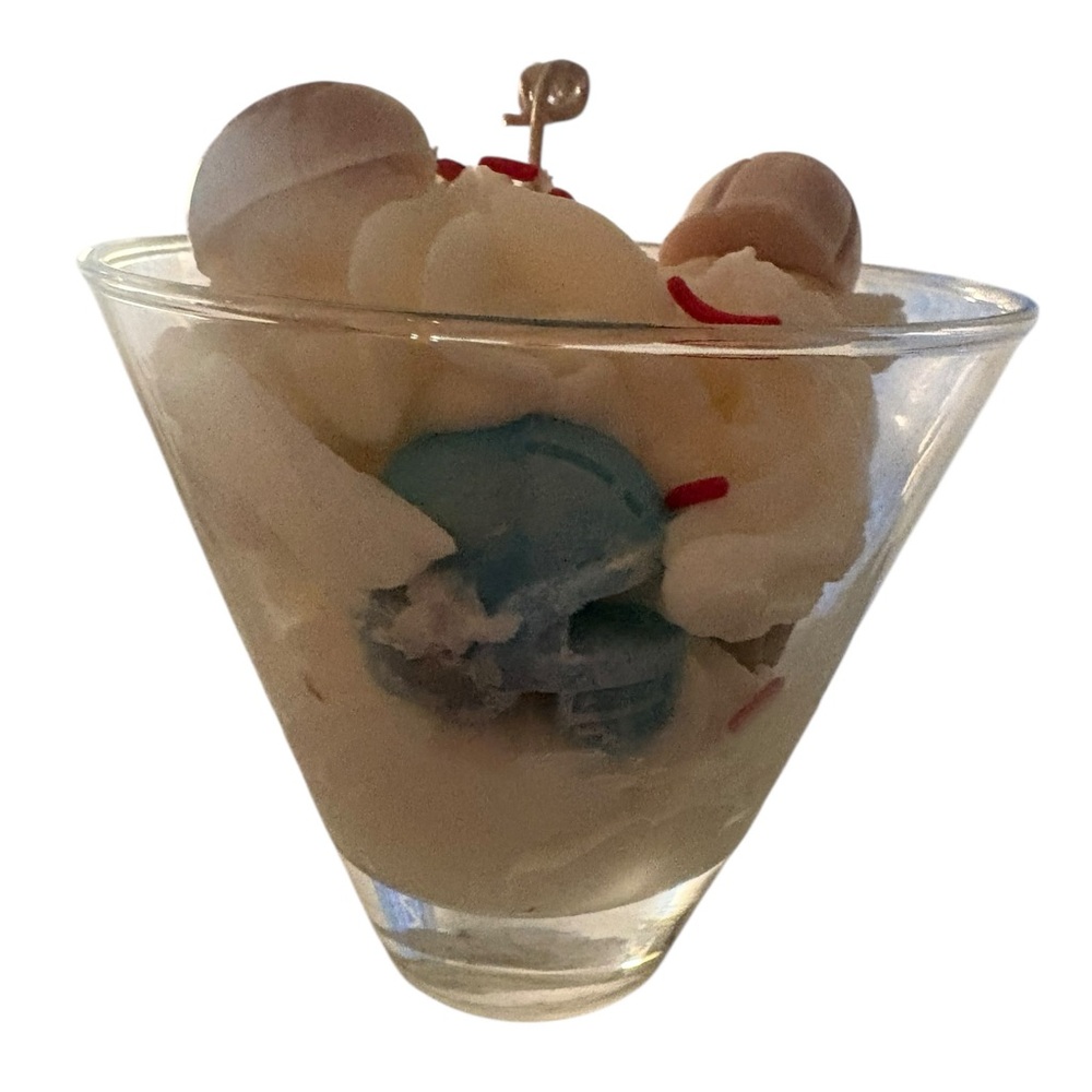 Football theme 14oz candle fireside, apples & maple bourbon NIB - Picture 3 of 4